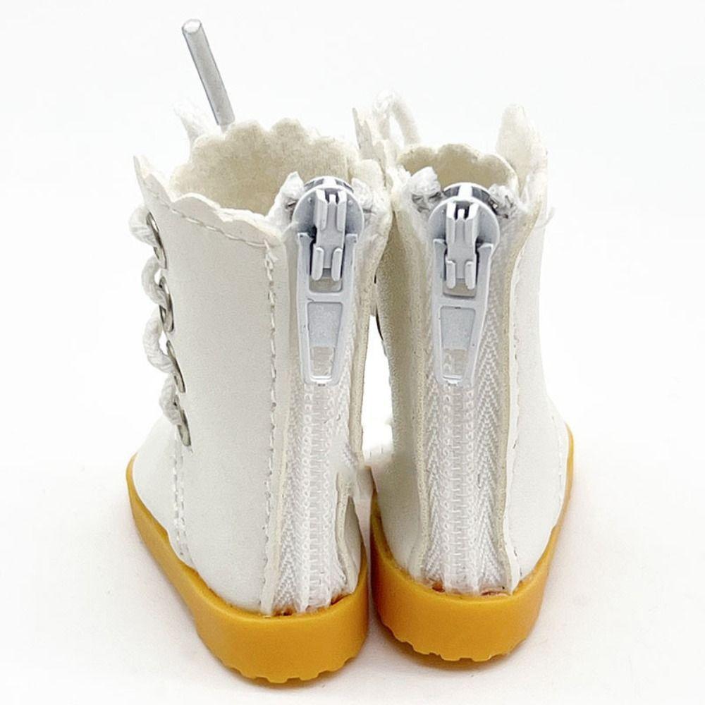 Chain Boots Bjd Doll Chain Shoes Mini 1/6 Bjd Doll Shoes 30cm Doll Leather Shoes  Children Toys