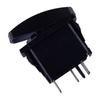 12V Car Boat Blue LED Horn Toggle Rocker On Off Switch Speaker Push Button Universal For Motorcycle Bus RV Trailer