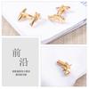High End Electroplated Gold Silver Signal Gun Copper Cufflinks Men's French