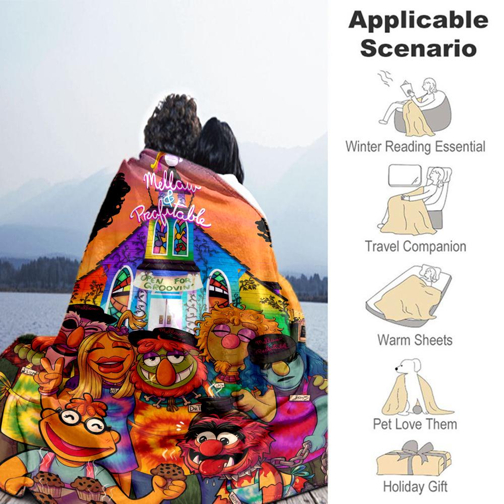 Muppets Blanket, High quality Comfortable for All Seasons, Home Decor, Warmth and Comfort