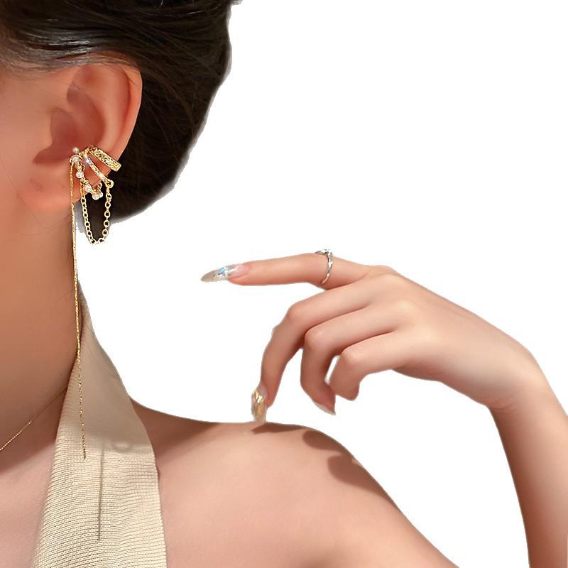 Butterfly Fairy Tassel Ear Clip: Versatile, Exquisite, No Ear Hole Needed for a Luxury Feel