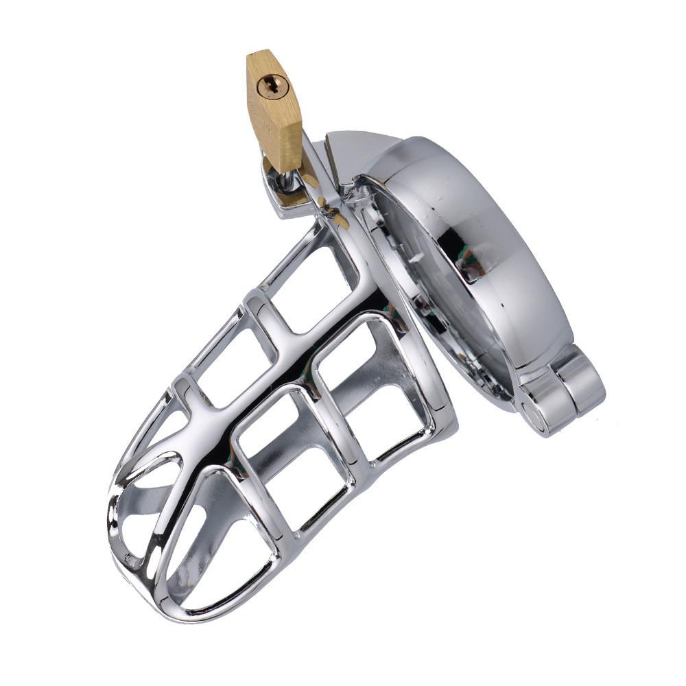 Big Metal Cock Cage Male Chastity Device BDSM Sex Toys for Men Penis Lock Erotic Bondage Husband Loyalty Drop Shipping