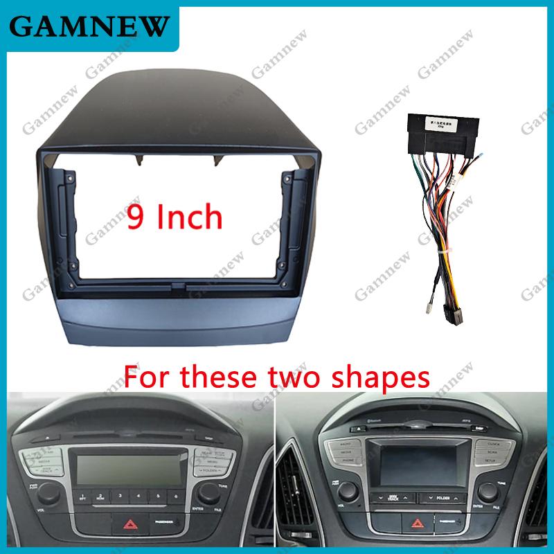 9 Inch 10 Inch Car Frame Fascia Adapter Canbus Box Android Radio Dash Fitting Panel Kit For Hyundai Tucson IX35 2009-2015