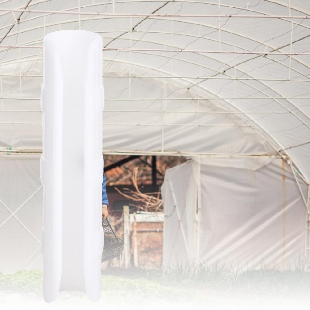 50 BUC Țeavă Tub Cadru Seră Albă și Clip de Film Conector Clemă Kit Instrument de Grădină 8.5cm