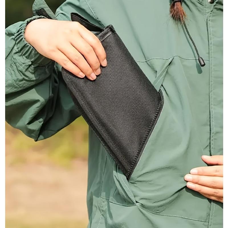 1pc Portable Folding Iron Alloy Stool, Square Outdoor Picnic, Camping, Fishing Chair, Durable, Heavy-Duty 264.55 lbs Capacity,