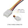 Twinklebay 40x20mm Cooling Fan, Replacement for EFB0412VHD Cooling Fan, 40 x 40 x 20mm with 3Pin 3Wire Connector (DC 12V)