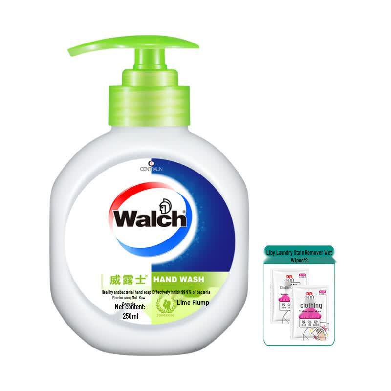 Walch Antibacterial Hand Sanitizer with Liby Wipes