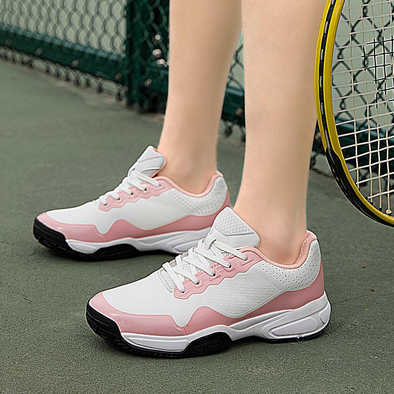 36-46 Couple Plus Size Shock-absorbing and Anti Slip Fashionable Sports and Leisure Shoes Badminton Shoes Tennis Shoes