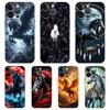 Coque de téléphone transparente en TPU souple pour iPhone 16 15 14 13 12 11 Pro Max XR 8 7 Plus XR Coque antichoc Motif Animal Cheval