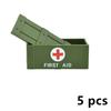MOC Bricks Military Container Boxes Building Block Mini Figure Accessories Army Scene WW2 DIY Military Container Bricks