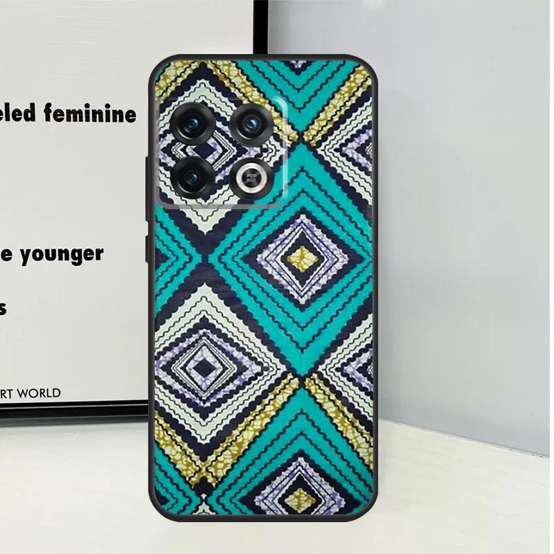 African Fabric Print For OnePlus Nord 5 CE 4 2 3 Lite N20 N30 Case For OnePlus 15R 13R 12R 13 12 11 10 Pro 10T 13T