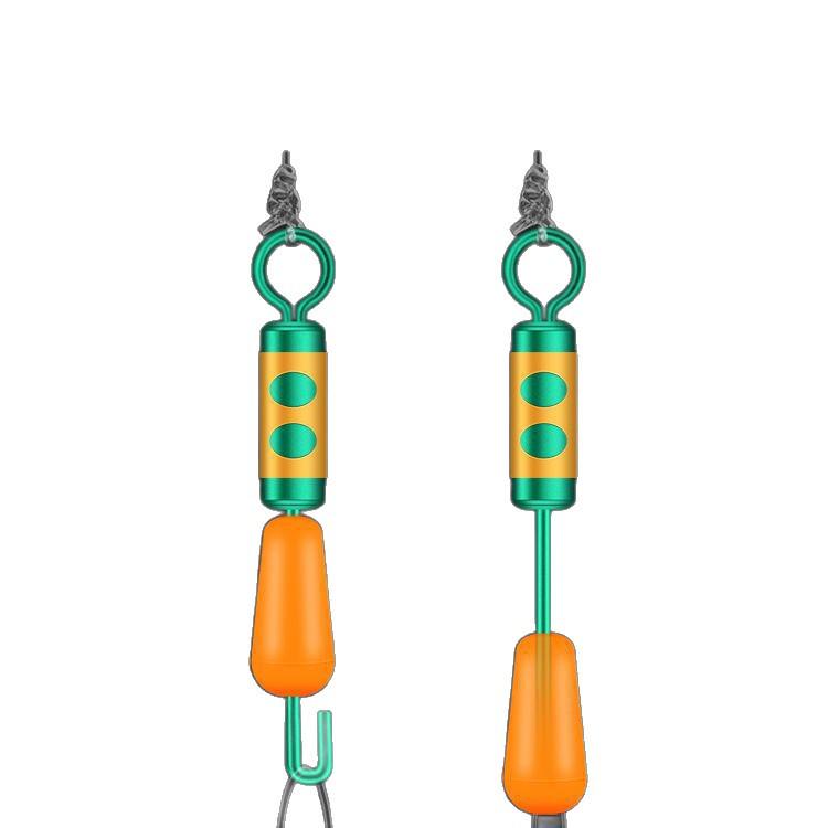 0.01 Subline Fishing Connector: Quick Change Clip with Integrated Silicone - Set of 5