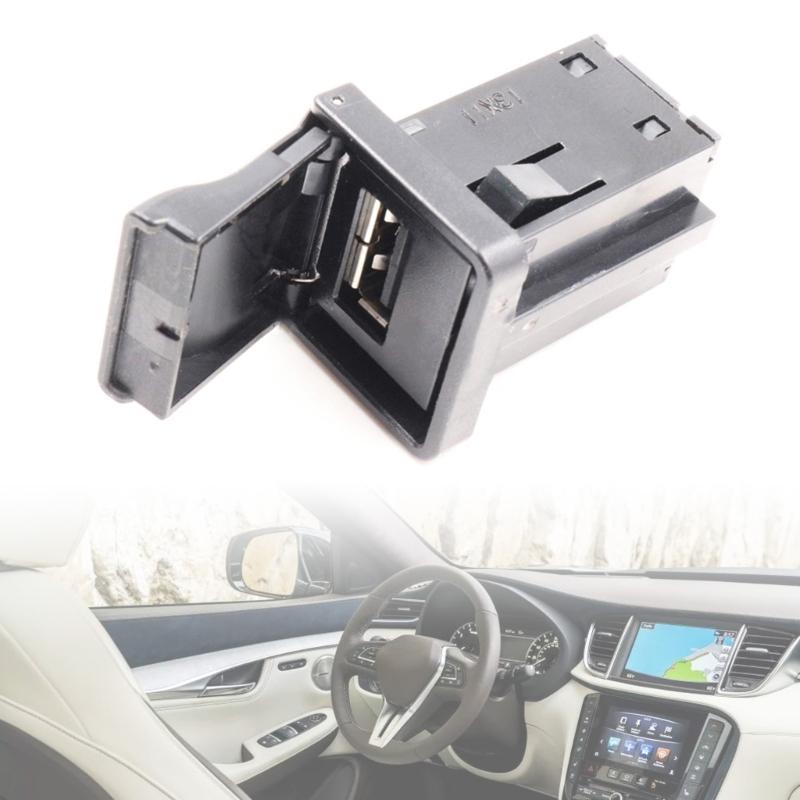 Car Auxiliary AUX USB Port Adapter Compatible For Infiniti 2008-2019 284H3-1FA0B Auxiliary Input k Switch Accessories