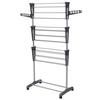 3 Tier Clothes Airer Horse Stainless Laundry Rack Foldable Clothes Drying Rack Hanging Drying Folding Storage Organizer