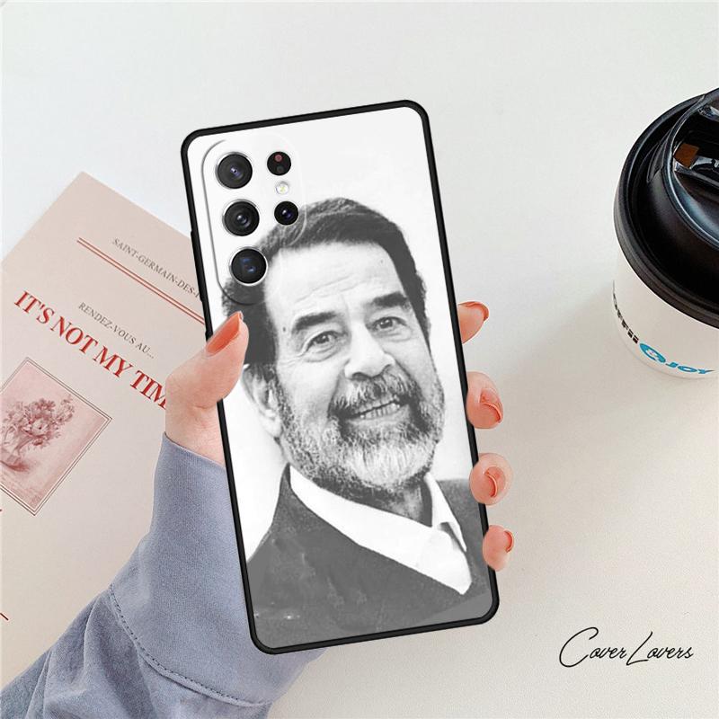 Saddam Hussein Iraq Arabic phone case For Samsung Galaxy S24 S25 S23 S22 Ultra Note 10 20 Plus S20 S21 FE Cover