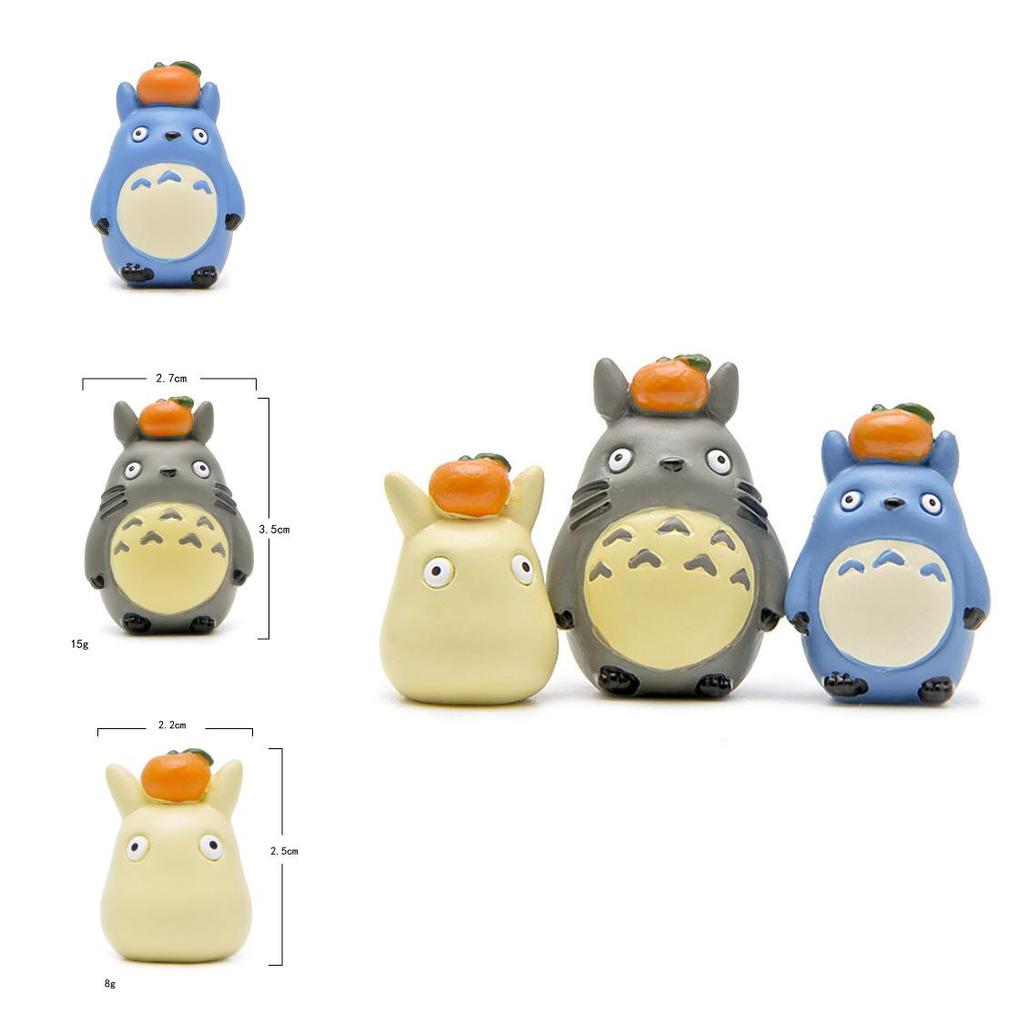 Kumquat My Neighbor Totoro Resin Cat Miniature Garden Scene For Home Decor Collectors