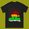 Santa Shoe Christmas Mens T-Shirt Womens Tops Tees