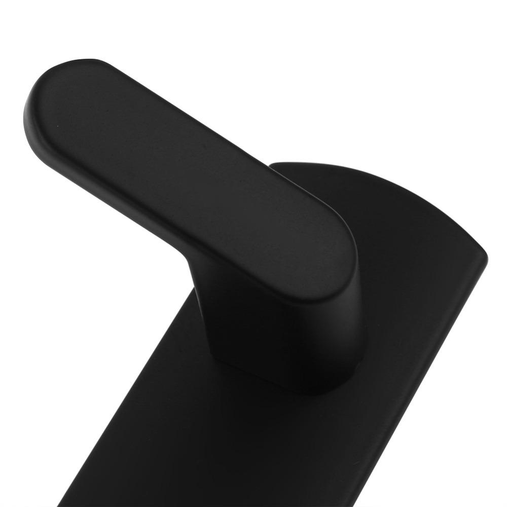 Black Wall Hook 4 Hooks Towel Rack Modern Coat Rack Bathroom Kitchen Entryway Bedroom