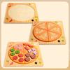 Simulation Pizza Pretend Play Toy Early Education Interactive Dramatic Food Pizza Toys Exquisite Miniature Cookie Play Food Set