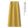 High-waisted Wide-leg Pants for Women In Spring and Autumn New Loose Slim Casual Suit Pants Narrow Version Nine-point Straight Pants