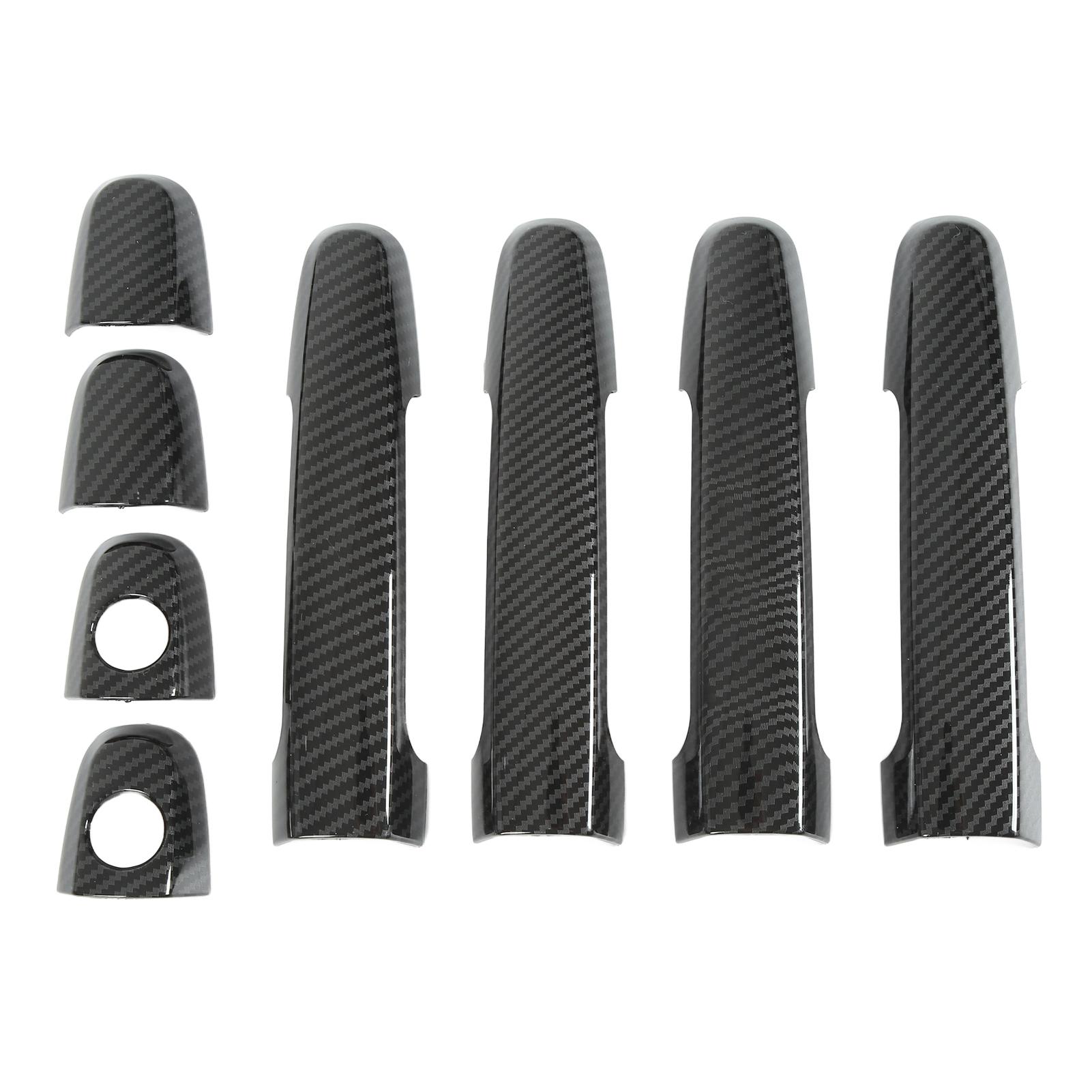 

Защитная накладка на наружную дверную ручку в стиле карбонового волокна, декоративная рамка, замена для Camry