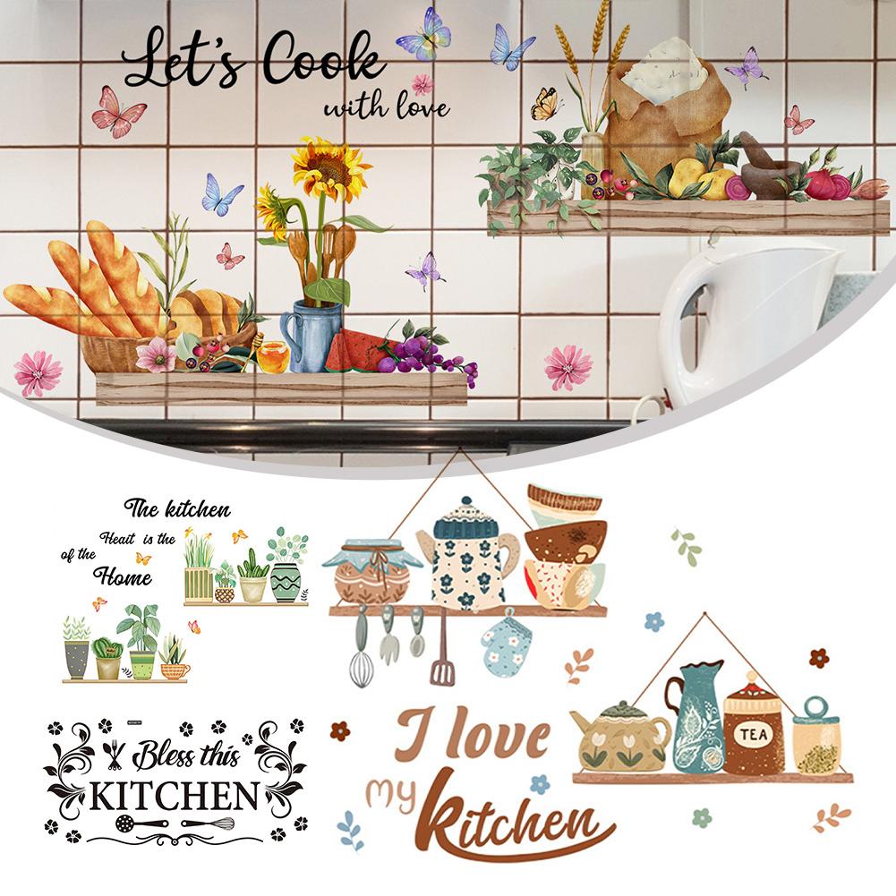 Decals Stickers Butterfly Creative Flower Matte PVC