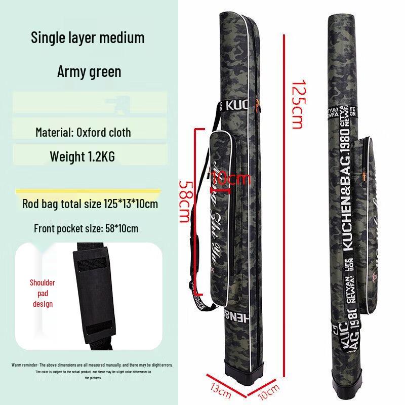 Oeny Camouflage Angelgerät Ruten Tasche