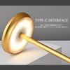 Cerdeco Simple Design Stand Light LED Table Lamp Desk Lighting Stepless Dimming 3 Colors Eye-Friendly Indirect Lighting Bedside Lamp Cordless USB