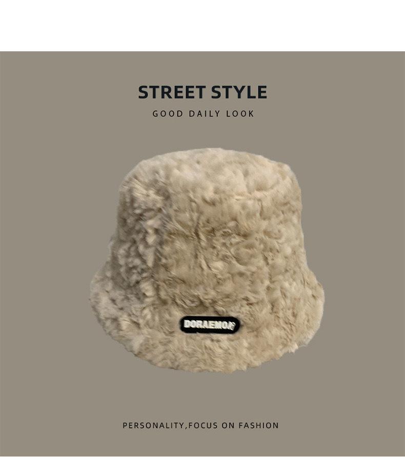 

Шляпа рыбака осень-зима с большими полями новая женская универсальная утолщенная шапка с защитой ушей из овечьей шерсти one size fits all