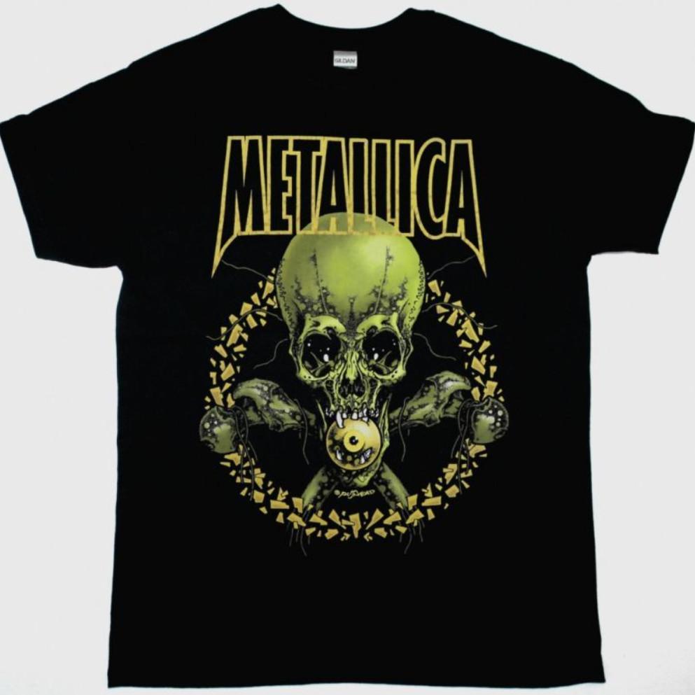 METALLICA NO LEAF CLOVER PUSHEAD NEW BLACK T-SHIRT Unisex T-Shirt XXXL