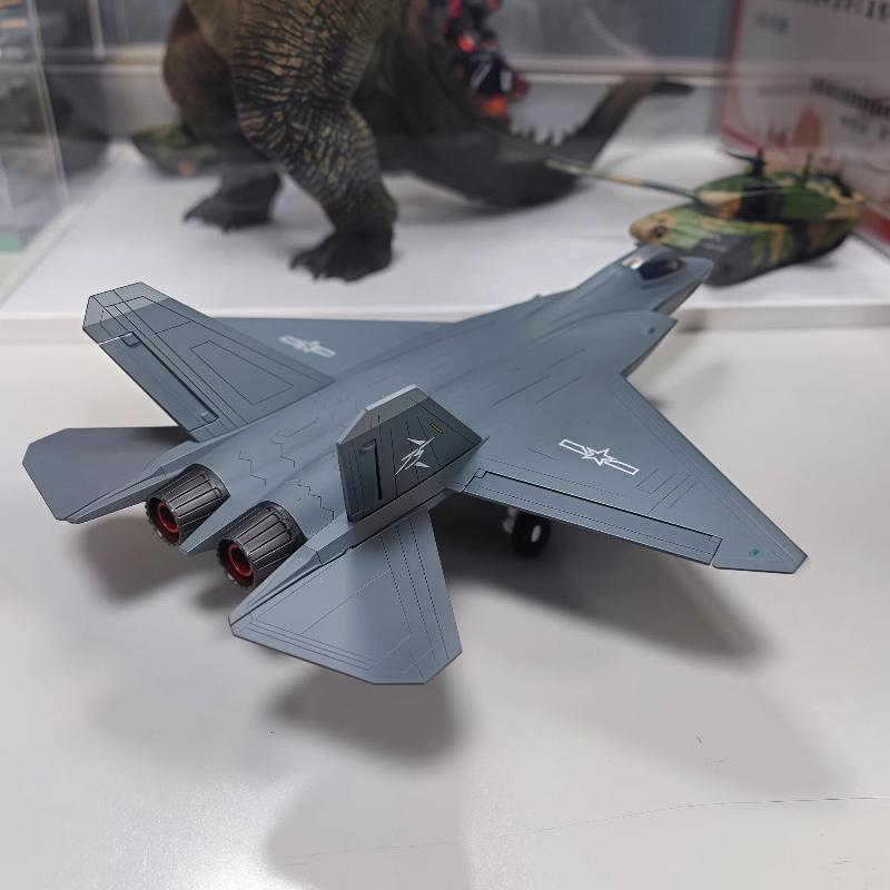 1: 64 [75th Anniversary Painting] J-35a Aircraft Model Simulation Alloy Carrier Based Stealth Fighter Ornament Collection