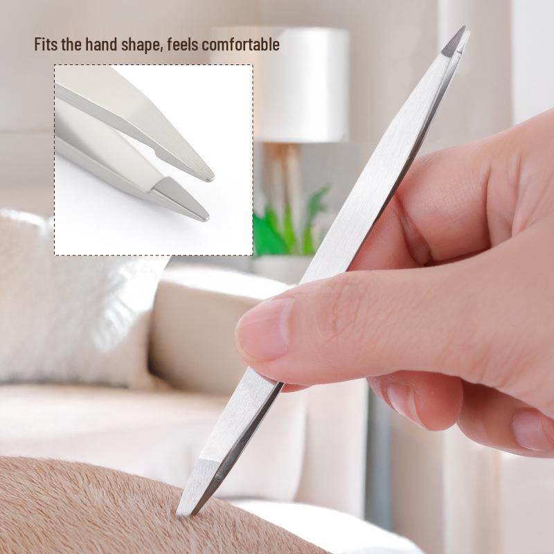 Stainless Steel Pet Tick & Flea Removal Fork for Dogs & Cats