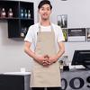 Waterproof Kitchen Apron Perfessional Kitchen Apron Restaurant Shop Waiter Work Uniform Women/Men With Pockets Cleaning Pinafore