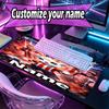 Custom Name Personalized Club Deportivo Guadalajara Pattern Mousepad, Laptop PC Desk Mat, Decorative Desk Mat for Home Keyboard Pad Gift