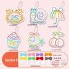 Montessori DIY Threading Toy Kit: Kindergarten Non-Woven Fabric Sewing Set