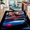 Knight Rider Pattern Rug, Indoor/Outdoor Mat, for Picnic, Gameroom, Bedroom, Office, Living Room, Home Decor Carpet, Birthday Gift