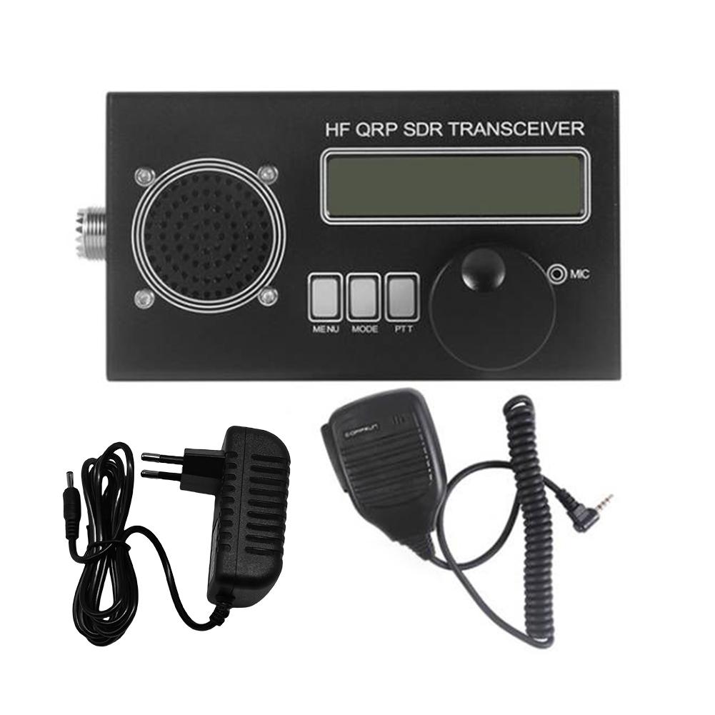 8 Band USDX USDR HF QRP SDR Transceiver HF Ham Radio SSB/CW Transceiver Built-in Battery with Mic Shortwave Transceiver 10 W