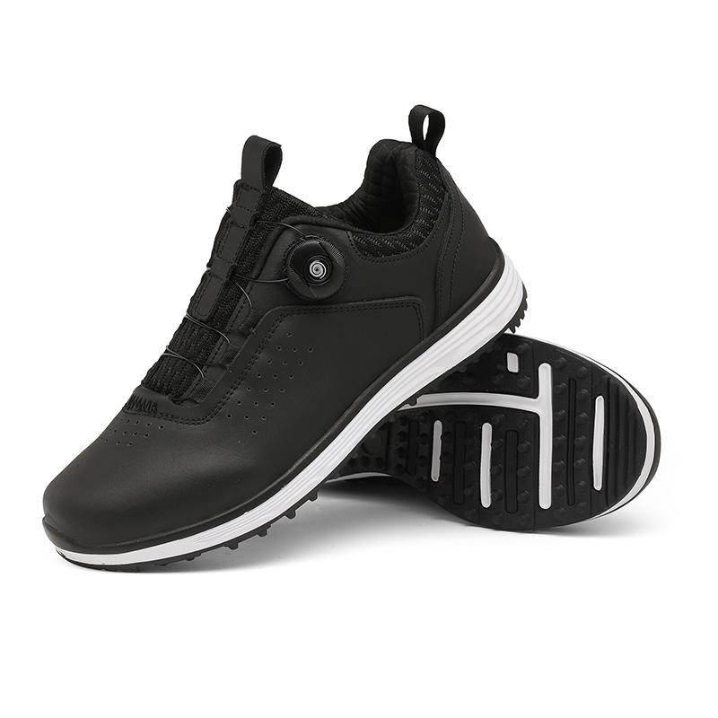 F-022 Men s Breathable Golf Shoes with Fixed Spikes 43
