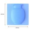 Silicone Sticky Vase Easy Removable Wall & Fridge Magic Flower Plant Vases DIY Home Decoration Accessories Bouquet Storage Decor