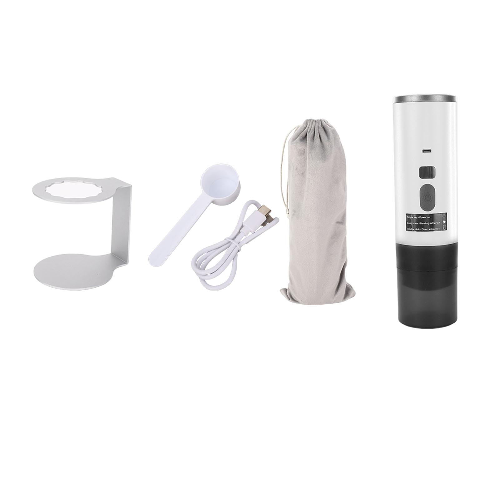 Portable Coffee Machine Automatic Rechargeable Cordless Portable Coffee Capsule Maker for Outdoor