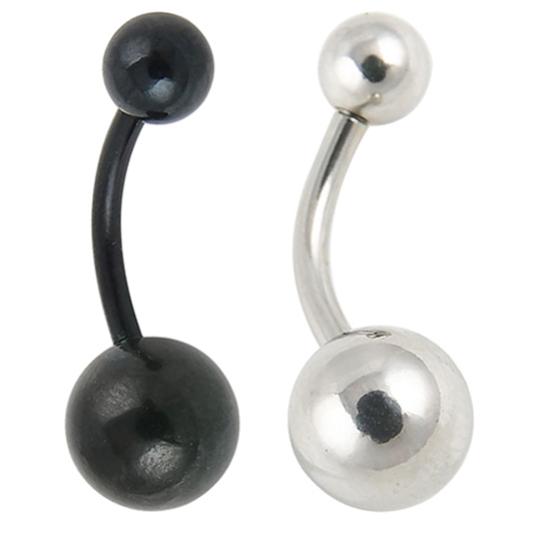 Chirurgický piercing s koulí z nerezové oceli Činka Břicho pupík s kroužkem