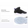 Lift Off Antideslizante Absorción de Impactos Resistente al Desgaste Zapatillas de Baloncesto Retro de Caña Media Zapatillas para Niños Negro Azul AV1243-040