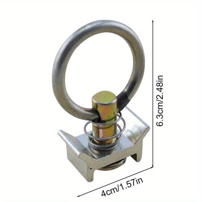 L Track Cargo Rail Aluminum Delivery Tie-Down Rail for Enclosed Trailer L-track Cargo Fixing for Travel Transfer Long-Distance