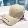 Spring Letter Embroidered Baseball Cap With Sun Protection For Women Outdoor Casual Wear