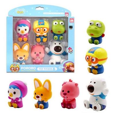 I.M.Communication Pororo Bath Water Gun 6-piece Set, Korean Bath Toys