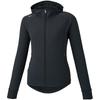 Hoodie Training Black Size 32MC1865 Women's Full-Zip Jacket, Heather, L,