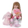 Poupée bébé fille en Silicone souple, 60 Cm, jouet réaliste, nouveau-né, cadeaux éducatifs pour tout-petits