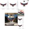 Unique 2d American Flag Eagle Car Interior Rearview Mirror Keychain Decoration