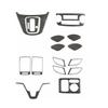Stylish & Durable Car Interior Trim Kit Carbon Fiber Steering Wheel Cover and Full Interior Trim Suiatble for 2007-2011
