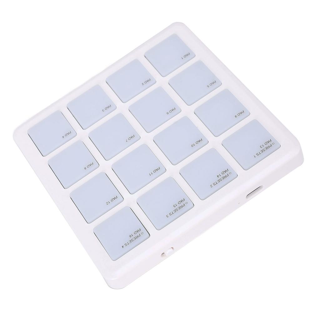 Wireless MIDI Controller Pad RGB Backlight Portable USB C MIDI Controller Strike Pad for Arranger